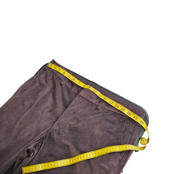 Levi's Womens Baggy Trousers, Velvet, Brown, Mid Rise, Wide Leg Relaxed, Size 31 - Picture 3 of 11